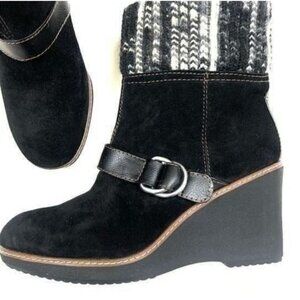 Naturalizer Kenning Wedge Boots Booties Size 9